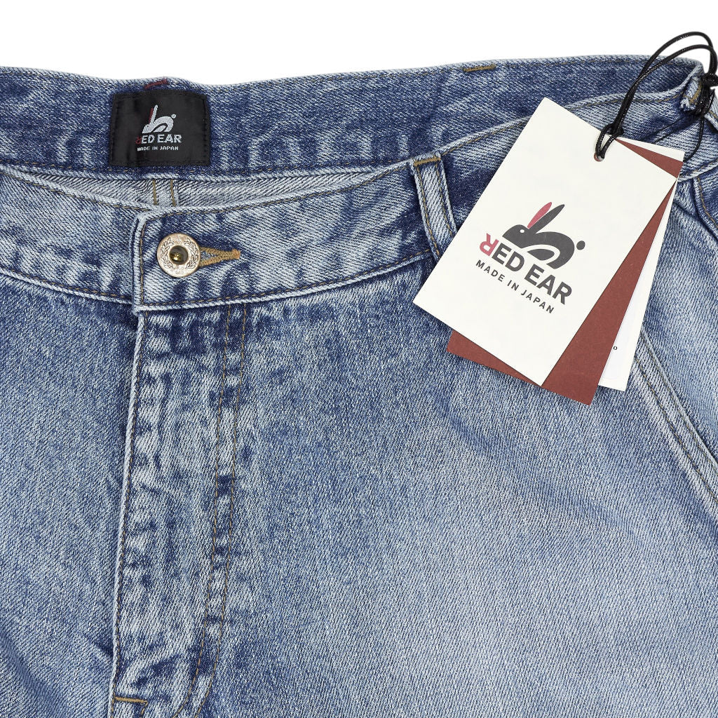 Red Ear Blue Distressed Jeans