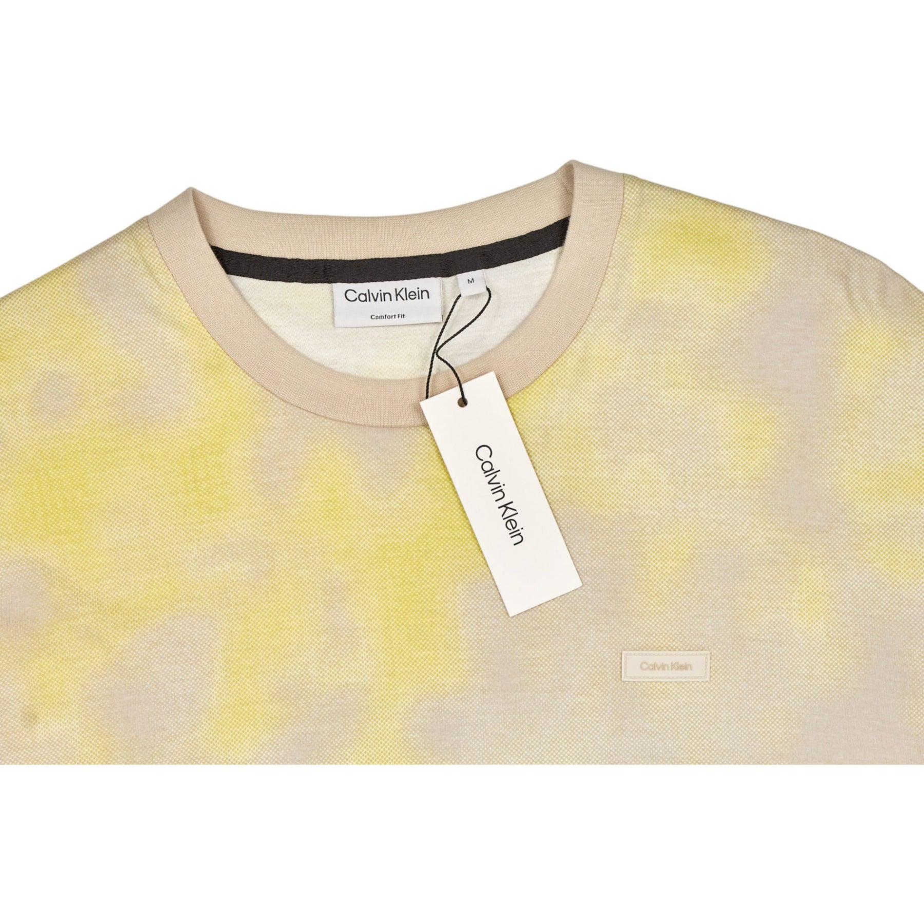 Calvin Klein Yellow Camo Print T-shirt