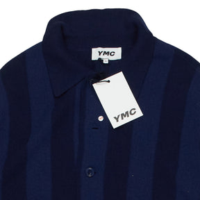 YMC Navy Stripe Cardigan