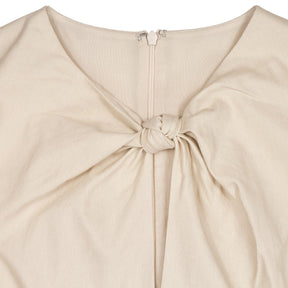 Vivere Cream Midi Dress