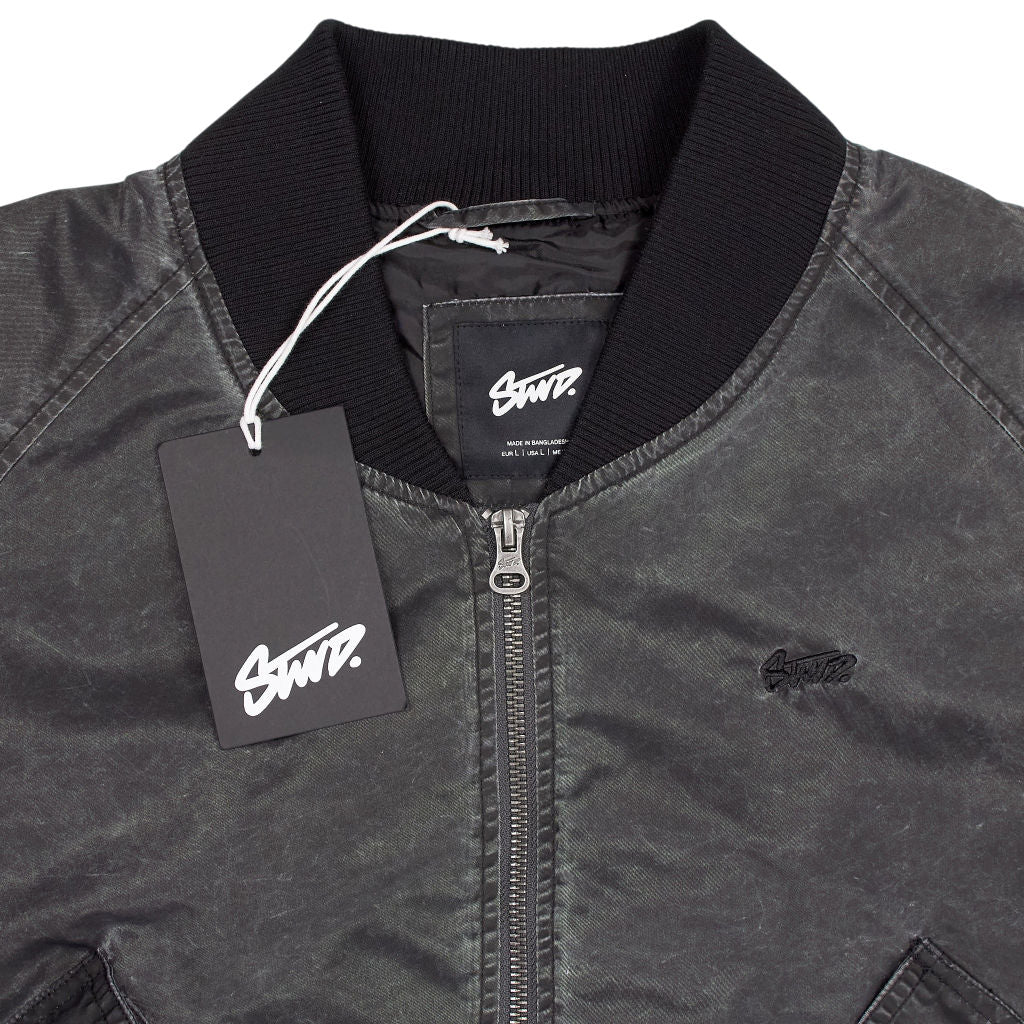 Pull & Bear Black Bomber Jacket