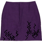 Christian Lacroix Purple Patterned Skirt