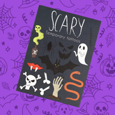 ' Scary' Temporary Tattoos