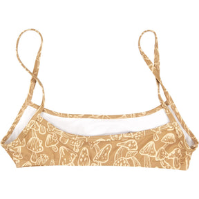 Motel Tan Mushroom Elvina Bikini Top