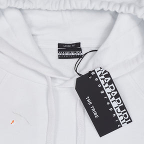 Napapijri White Buka Pullover Hoody