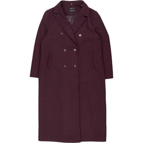 River Island Purple Wool Blend Coat