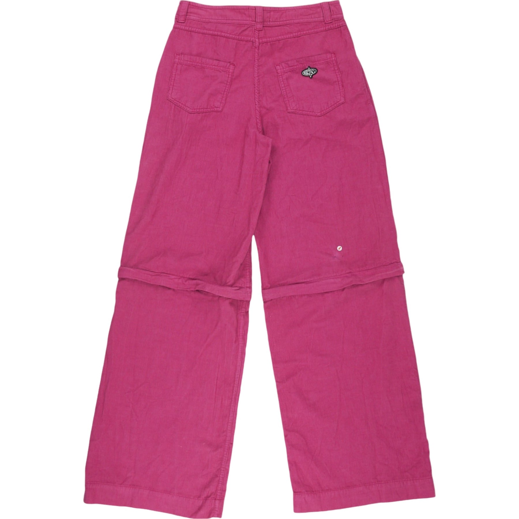 Basic Pleasure Mode Pink Cotton Trousers