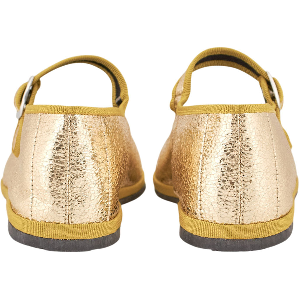 Drogheria Crivellini Gold Ness Mary Jane Shoes