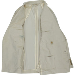 Moss Cream Double Breasted Corduroy Blazer M