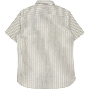 Tommy Hilfiger Cream Striped Short Sleeve Shirt