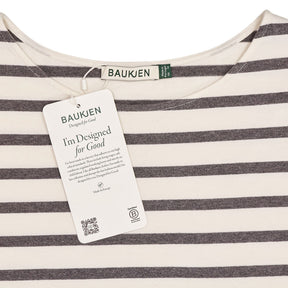 Baukjen Soft White Grey Stripe Ashley Top