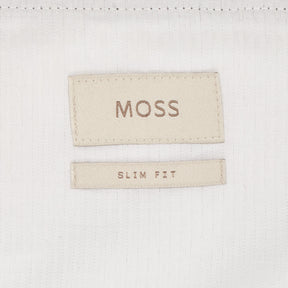 Moss Khaki Tweed Slim Fit Trousers