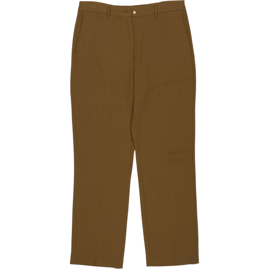 Forte Forte Khaki Wool Viscose Trousers