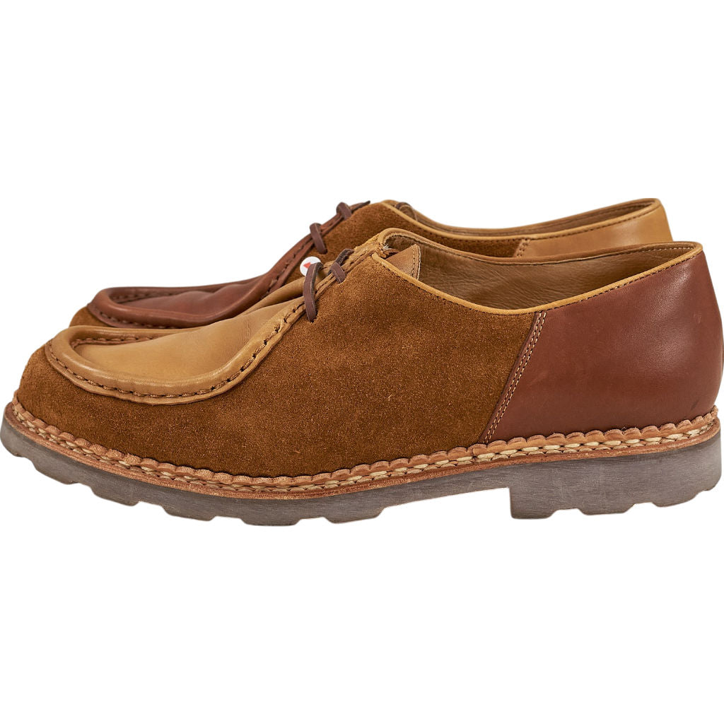 Paraboot Brown Leather Patchwork Shoes EU 44