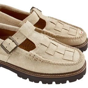 G.H. Bass Beige Fisherman Suede Shoes