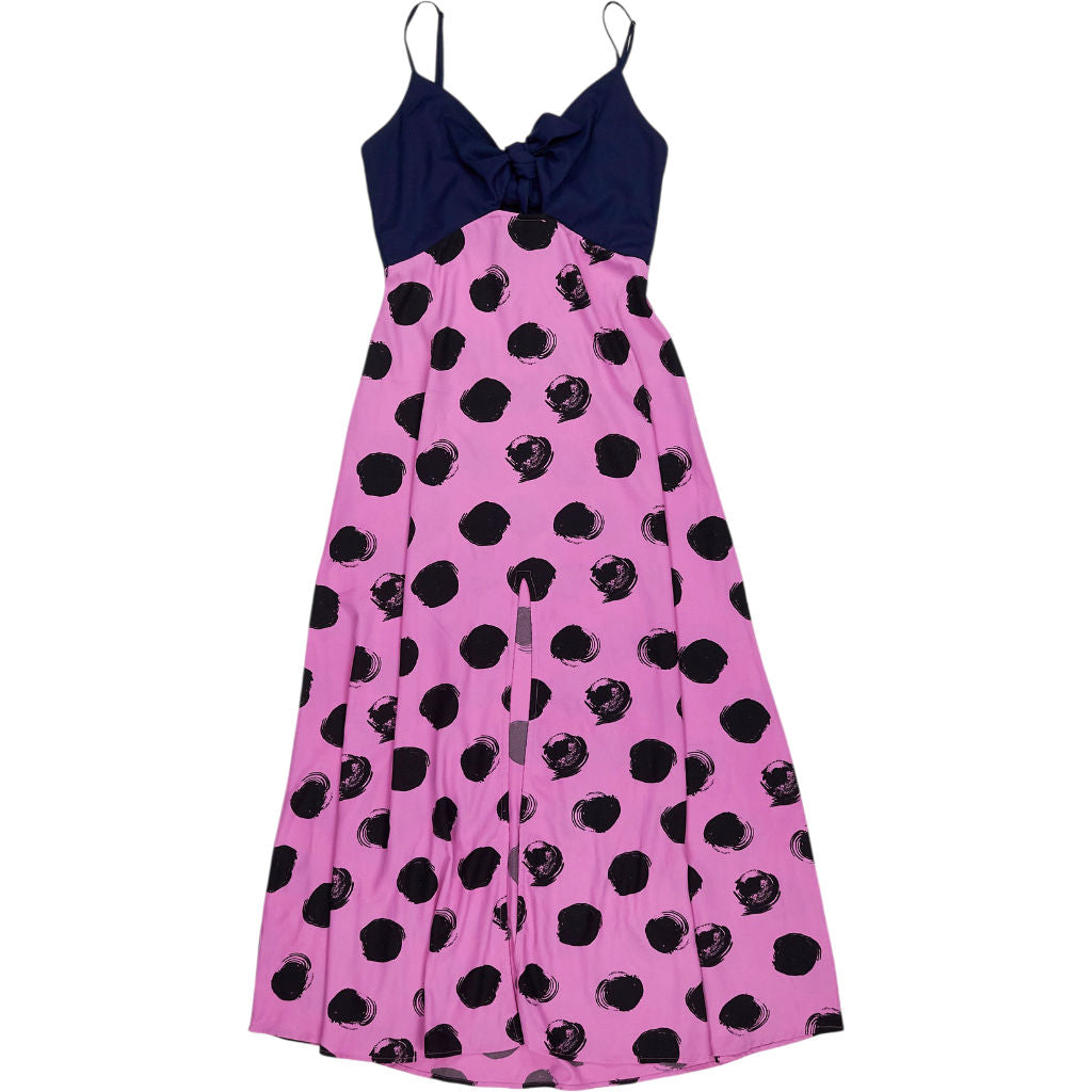 Dancing Leopard Pink Polka Dot Dress