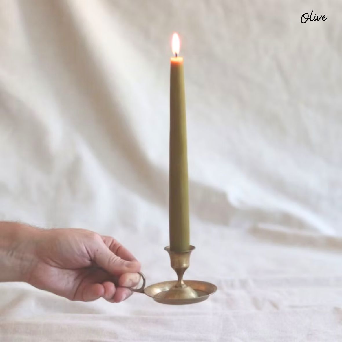 Artisan Beeswax Dinner Candles (available in 5 colours)