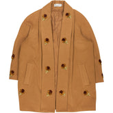 Patrizia S Beige Embroidered Coat