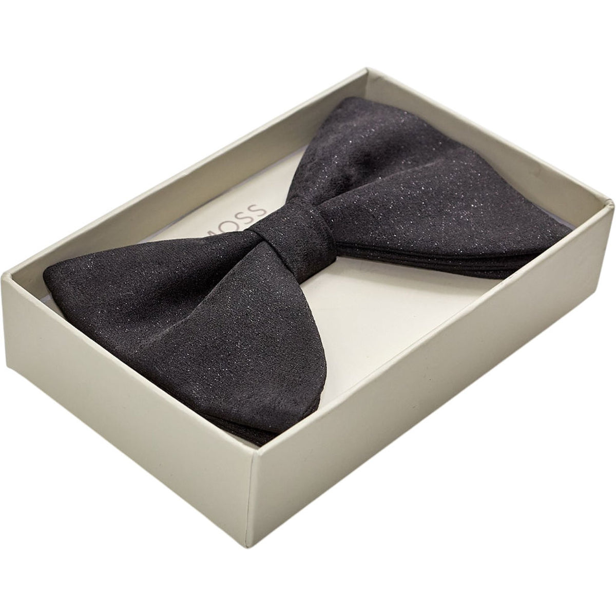 Moss Black Lurex Bow Tie