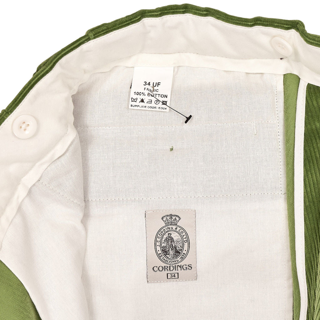 Cordings Green Cotton Trousers