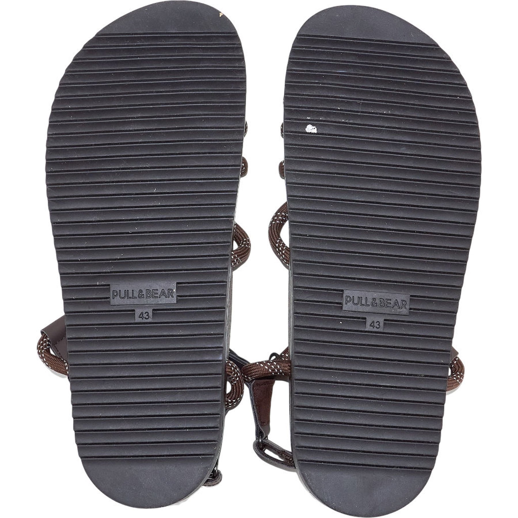 Pull&Bear Brown Rope Sandals