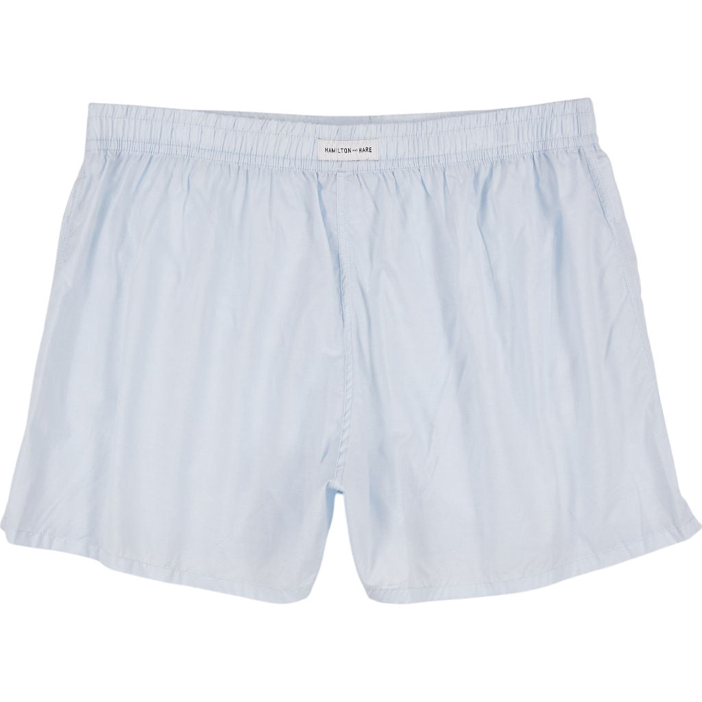 Hamilton + Hare Light Blue Boxer Shorts (1 PACK)