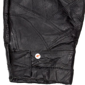 Vintage Navarre Black Leather Coat