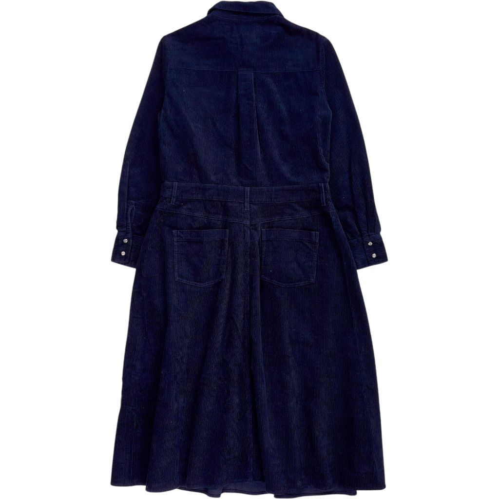 Hush Navy Corduroy Shirt Dress