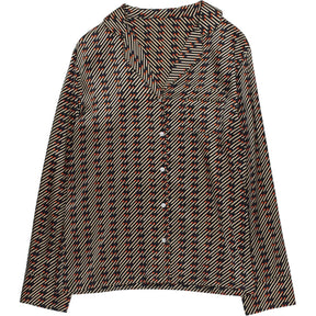 Stella McCartney Black Patterned PJ Shorts Set