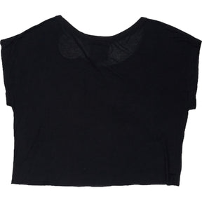 Stussy Black Baby Crop T-Shirt