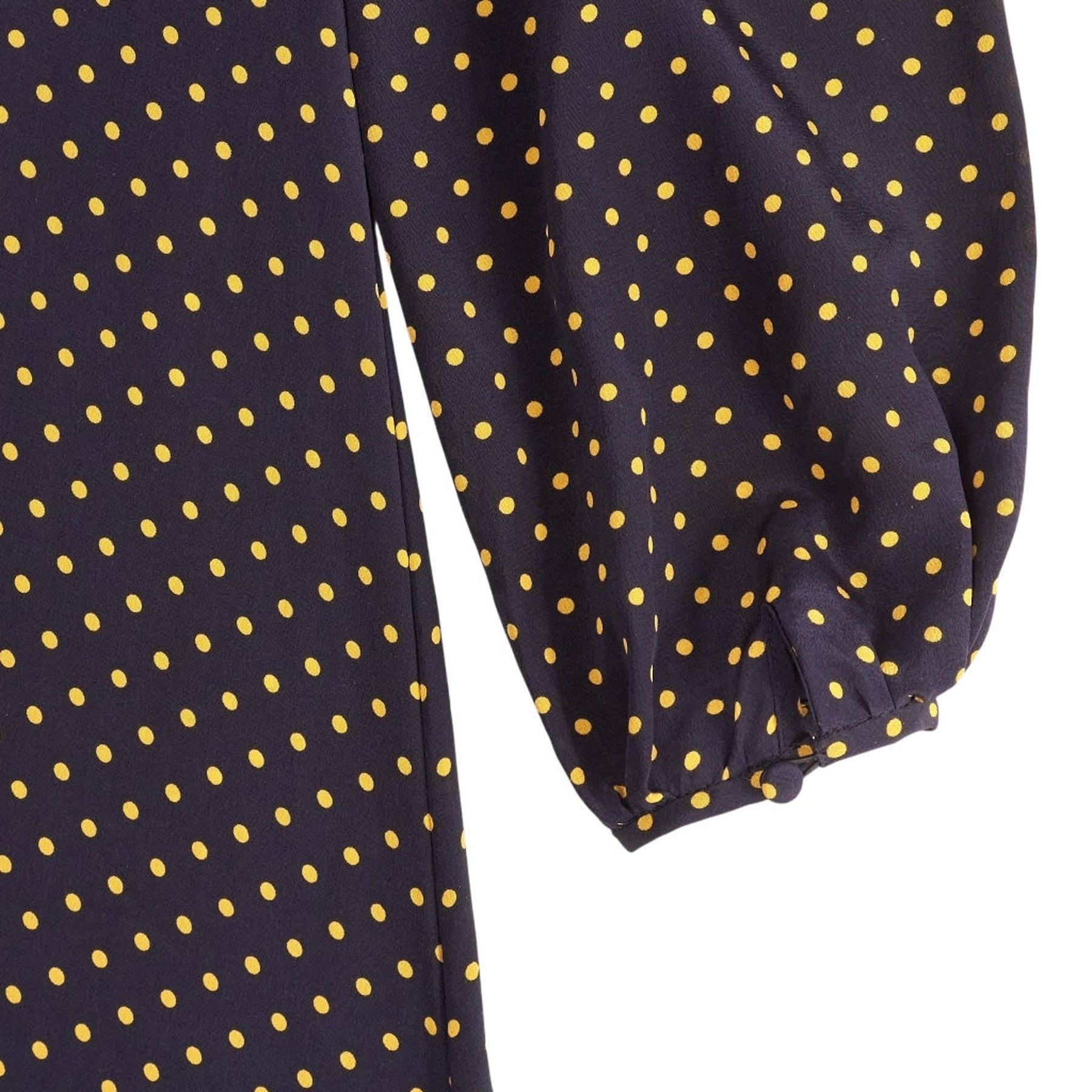 L.K. Bennett Navy Polka Dot Dress