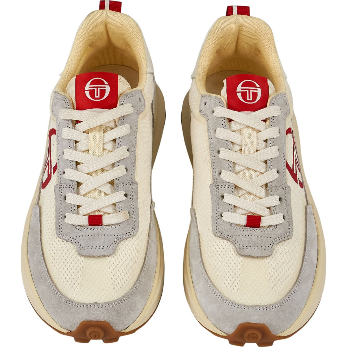 Sergio Tacchini Ivory 70's Racer Trainers