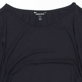 Isabella Oliver Black Ruched Dress