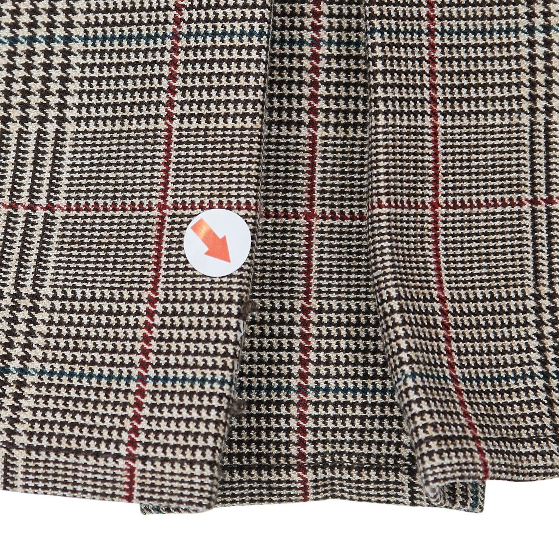 Pull&Bear Check Pleated Skirt