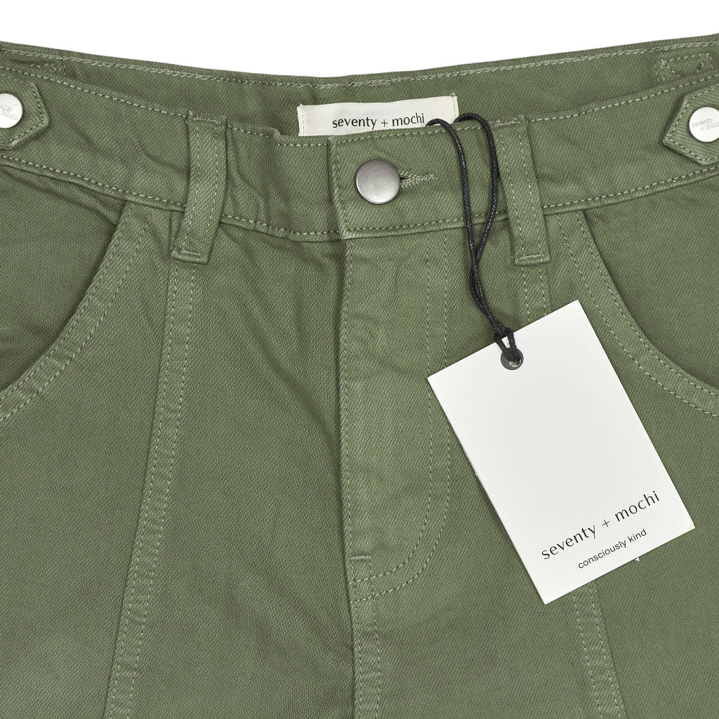 Seventy + Mochi Khaki Green Cami Jeans