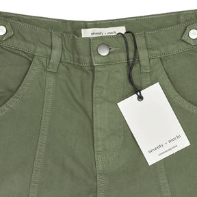 Seventy + Mochi Khaki Green Cami Jeans