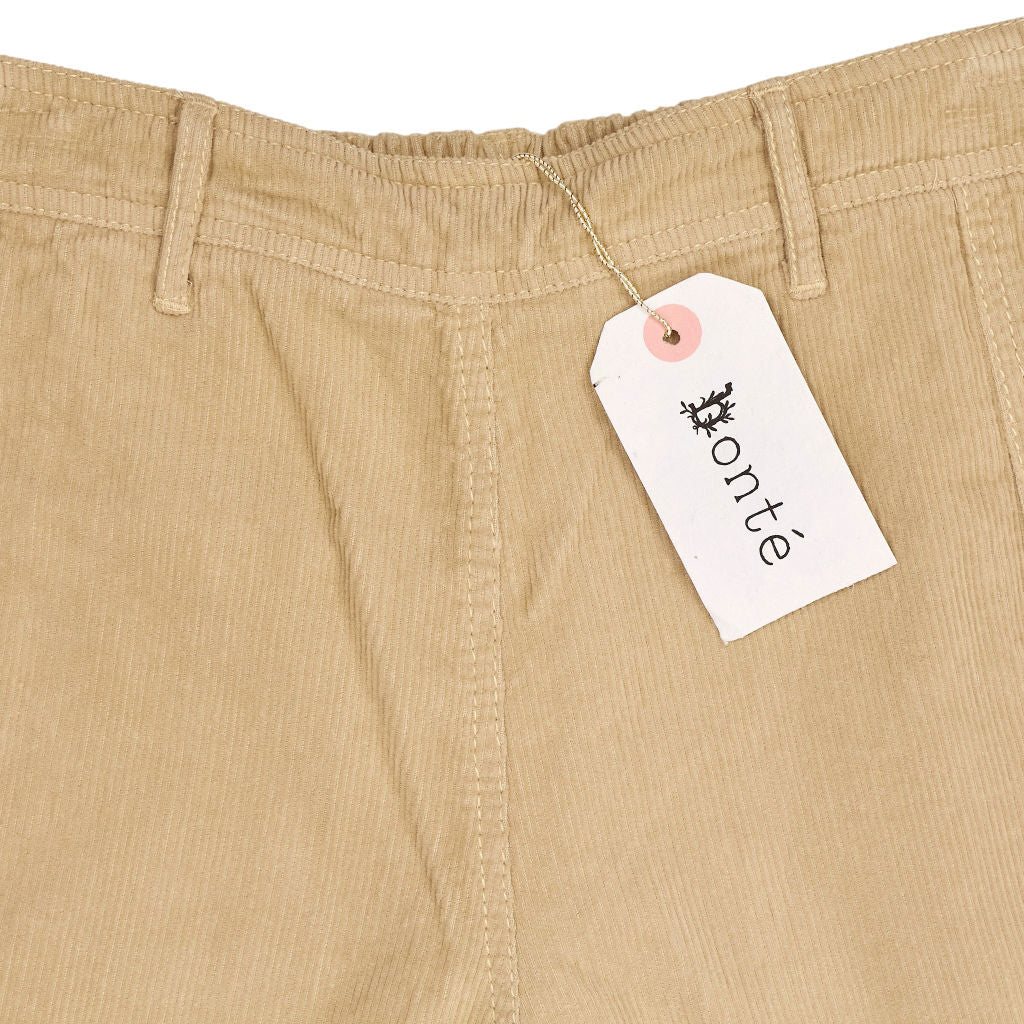 Bonte Light Ecru Brown Nova Corduroy Trousers