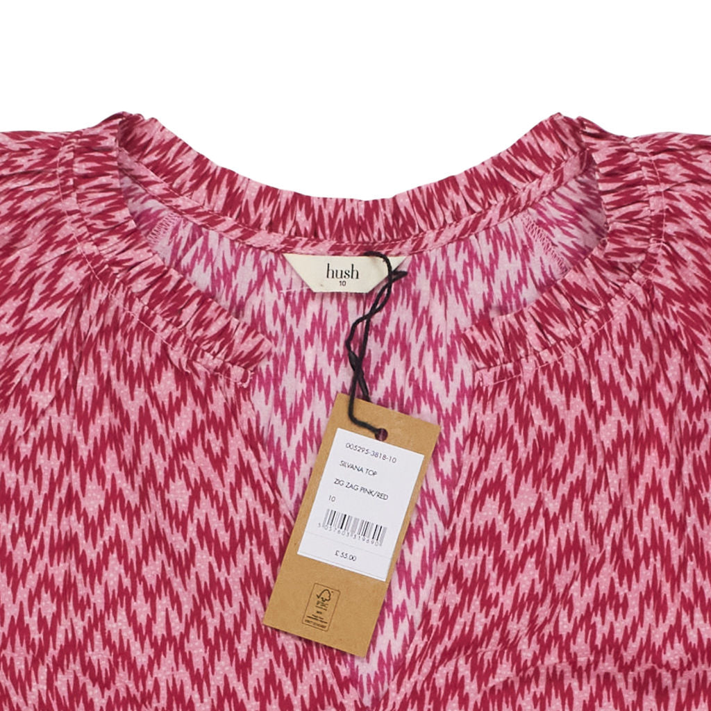 Hush Zig Zag Pink/Red Silvana Top