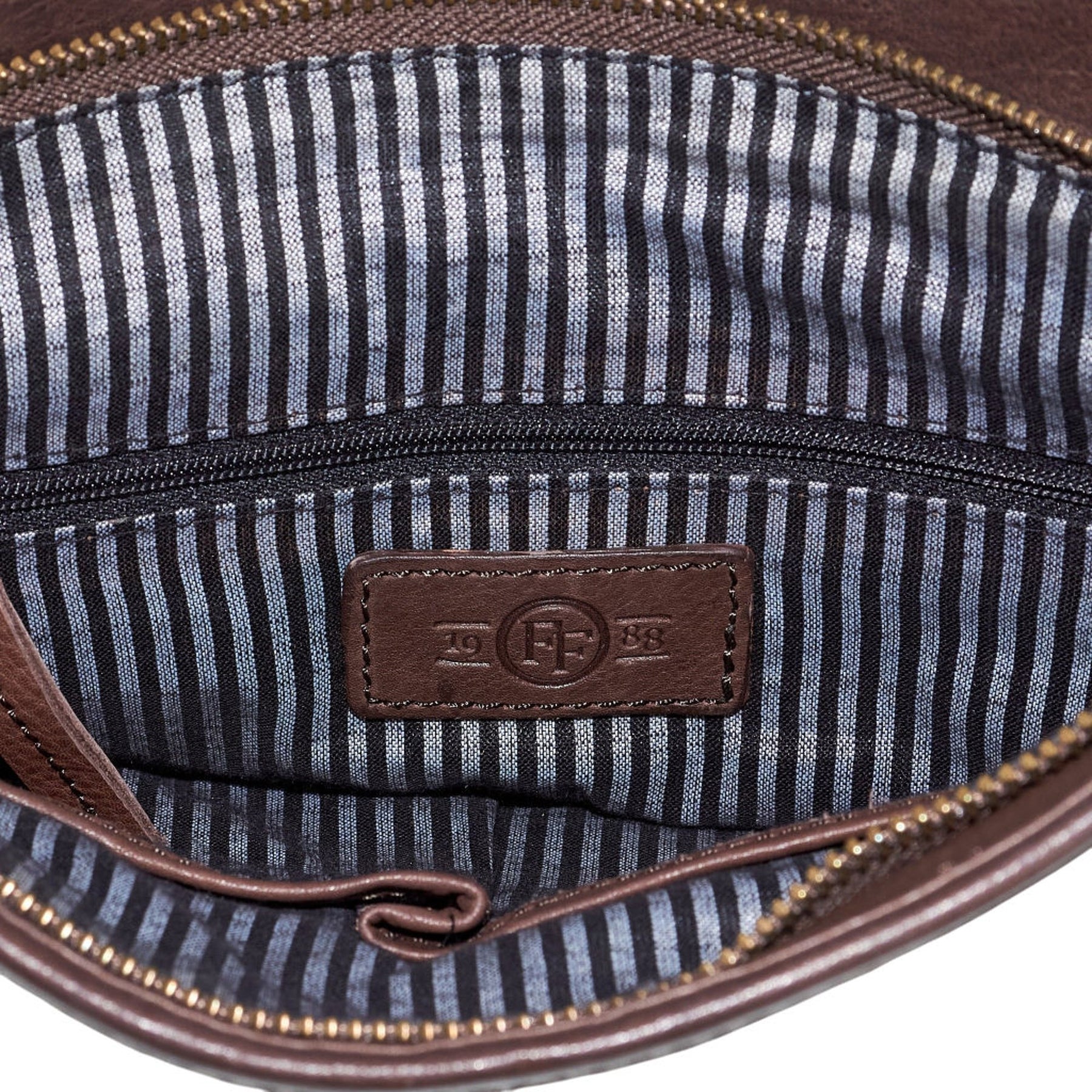 FatFace Brown Leather Shoulder Bag