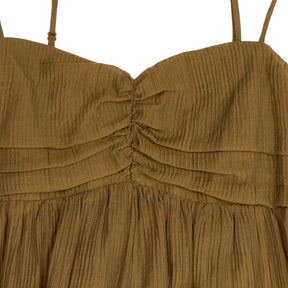 M&S Brown Strappy Maxi Dress