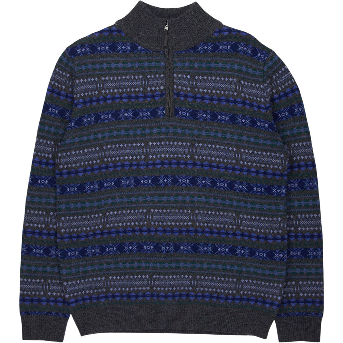 Beaufort & Blake Grey Fair Isle Jumper