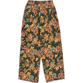 By Walid Green Floral Print Trousers