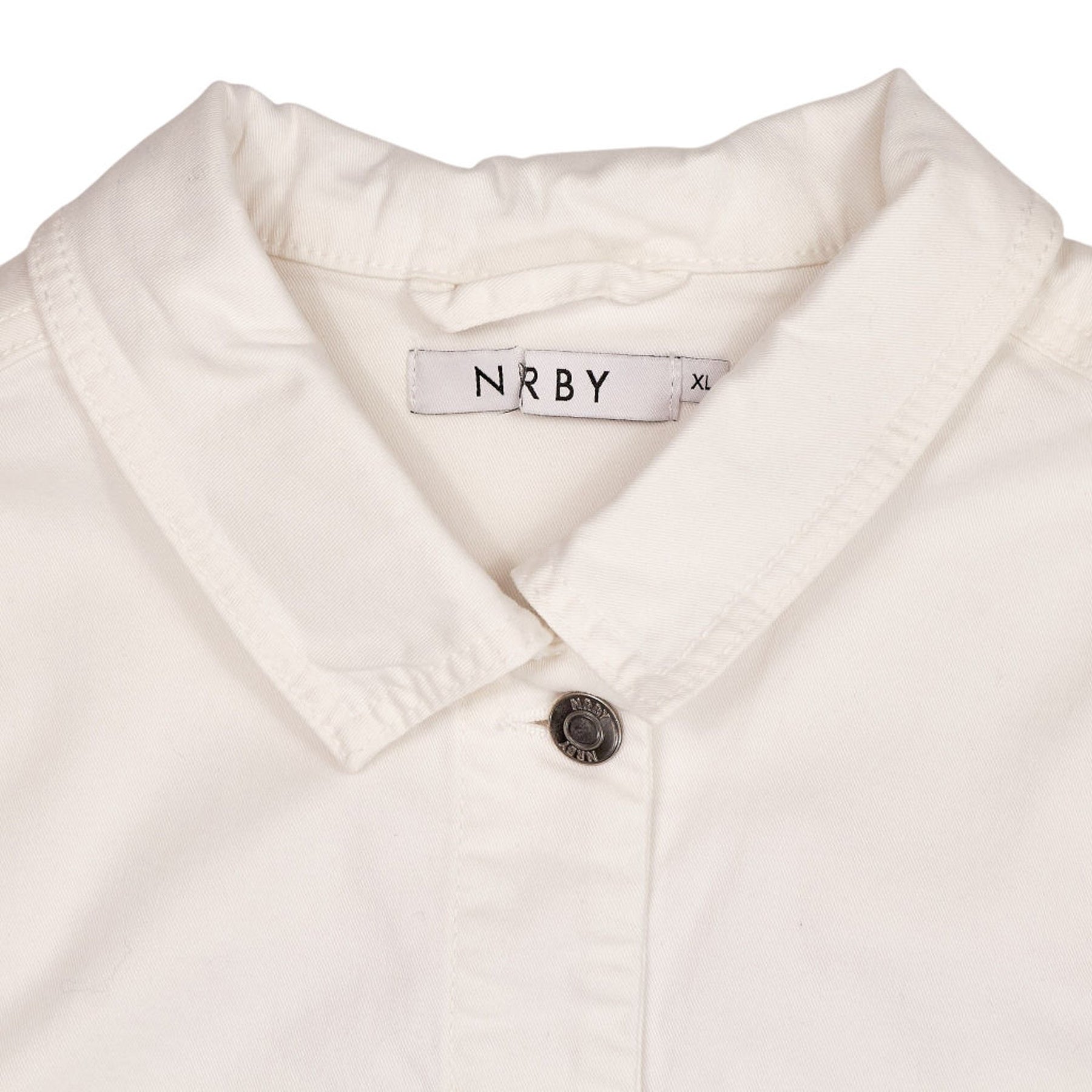 NRBY White Cotton Jacket