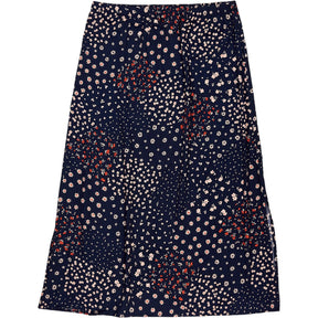Hush Navy Floral Print Skirt