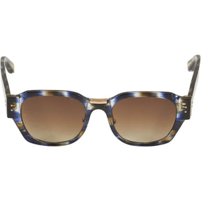 Linda Farrow Blue Tortoishell Ramon Sunglasses
