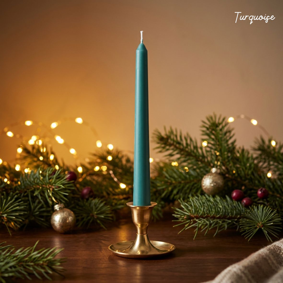 Artisan Beeswax Dinner Candles (available in 5 colours)