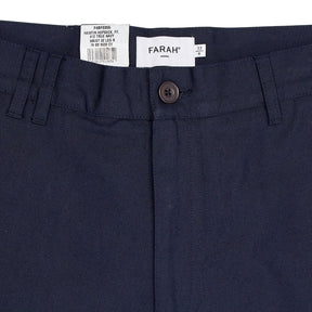 Farah Navy Hawtin Hopsack Trousers