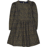 Batsheva Navy Gold Patterned Dress