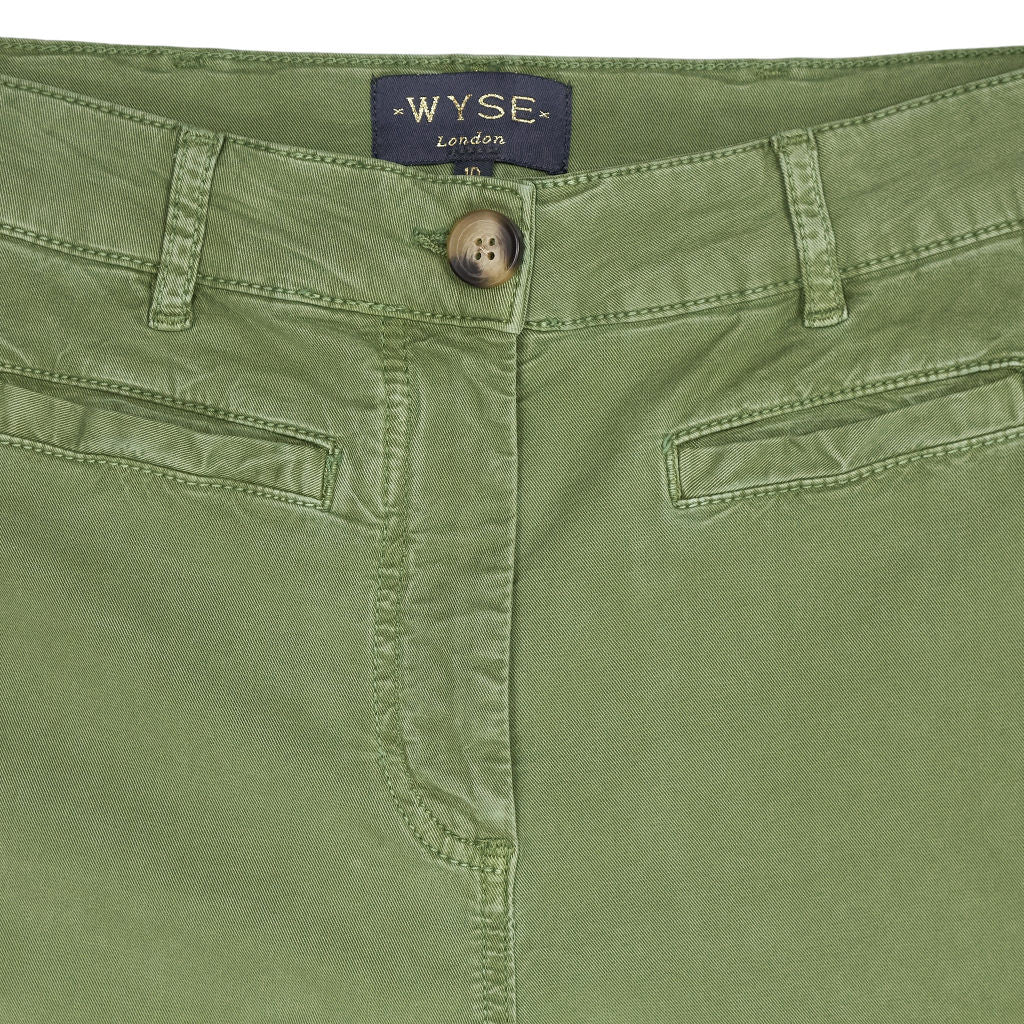 WYSE Green Wide Leg Trousers