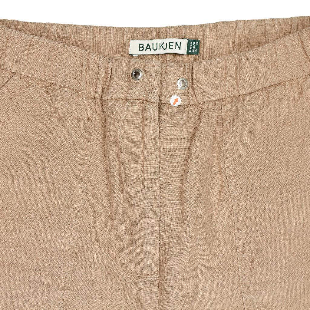 Baukjen Beige Linen Trousers